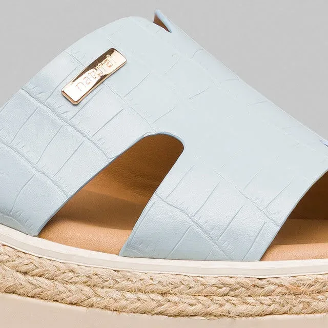 Sandalias para Dama Natural Martha LT BLUE PU