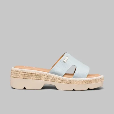 Sandalias para Dama Natural Martha LT BLUE PU