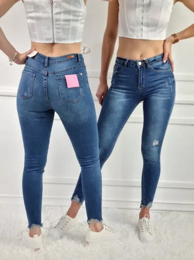 Jeans para dama CESSTOI #1904 color azul