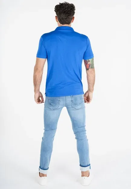 Camiseta Hummer para caballero color azul