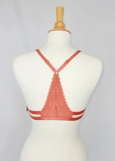 Bralette para dama color Terracota