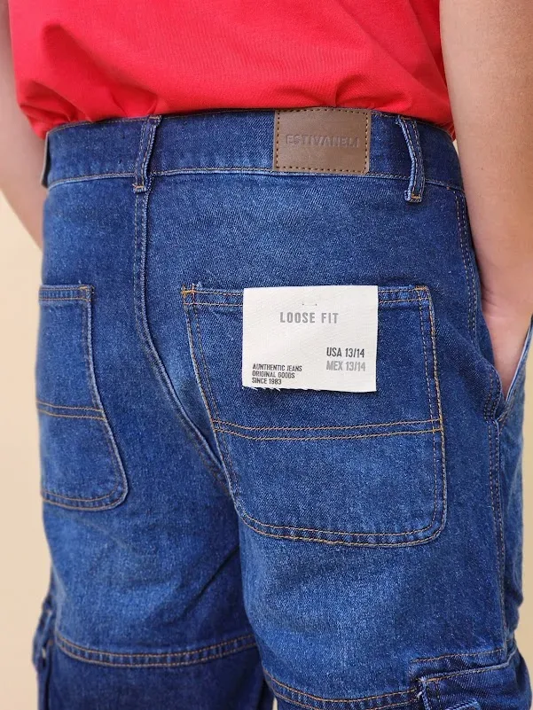 Jeans Estivaneli FKA-24B-6263 COLOR AZUL OSCURO
