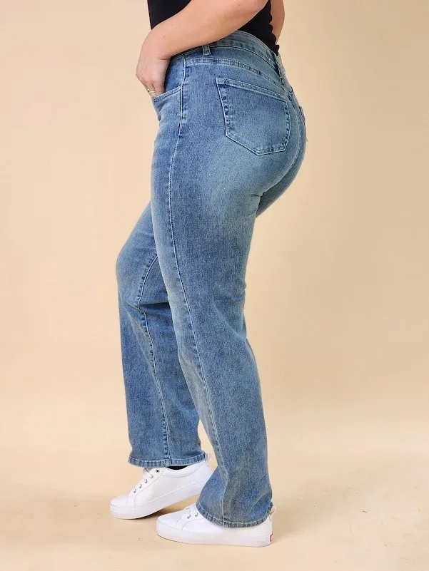 Jeans Estivaneli para dama DPFW-56019 COLOR CELESTE