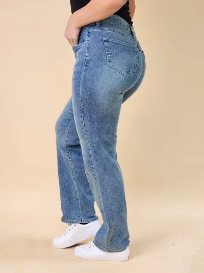 Jeans Estivaneli para dama DPFW-56019 COLOR CELESTE