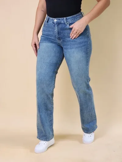 Jeans Estivaneli para dama DPFW-56019 COLOR CELESTE