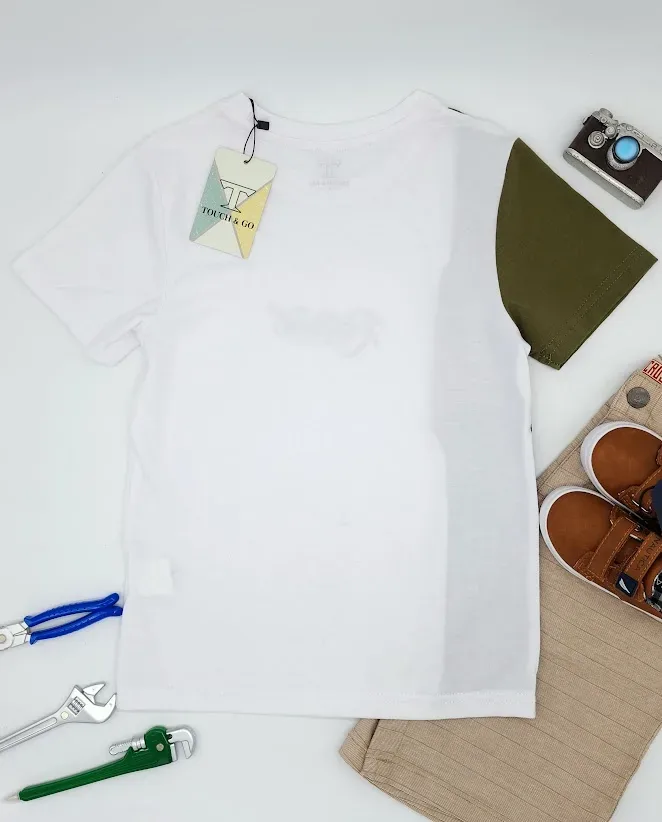 Camiseta Touch and go para niño multicolor