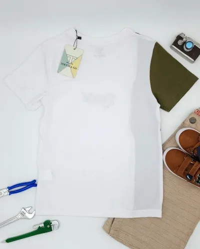 Camiseta Touch and go para niño multicolor