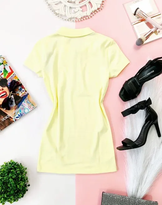 Camiseta Tommy Hilfiger para dama color amarillo
