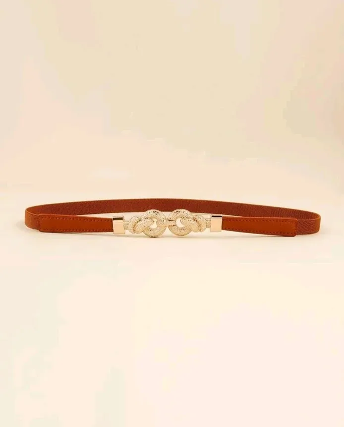 Cinturón para dama café