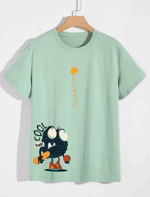 Camiseta para caballero color verde agua