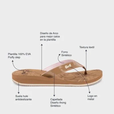 Sandalias Coral MALIBÚ MOCCA
