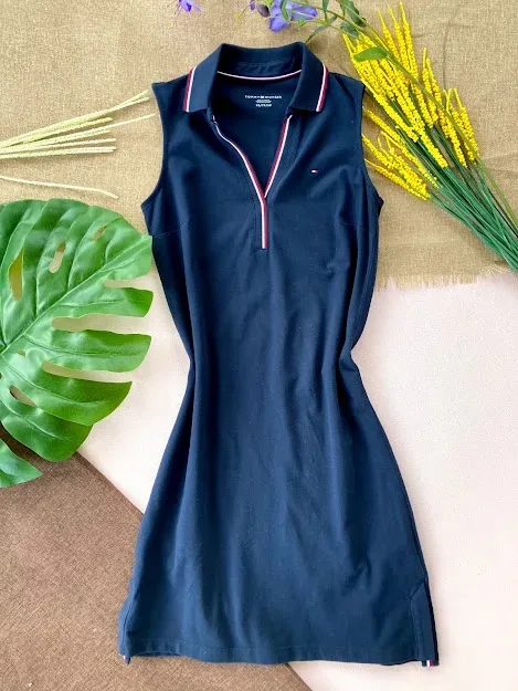 Vestido para dama Tommy Hilfiger color azul sin mangas