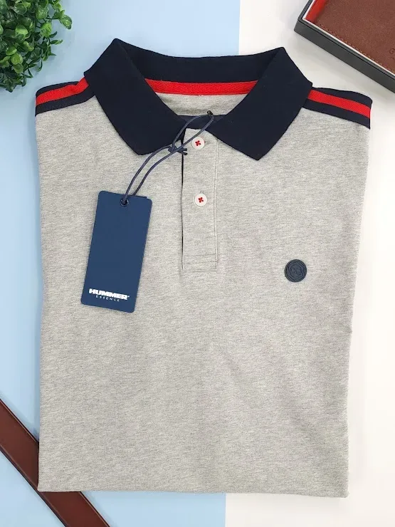 Camiseta Hummer para caballero color gris