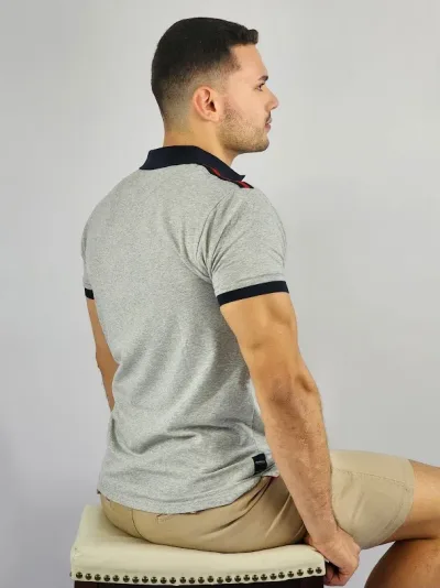 Camiseta Hummer para caballero color gris