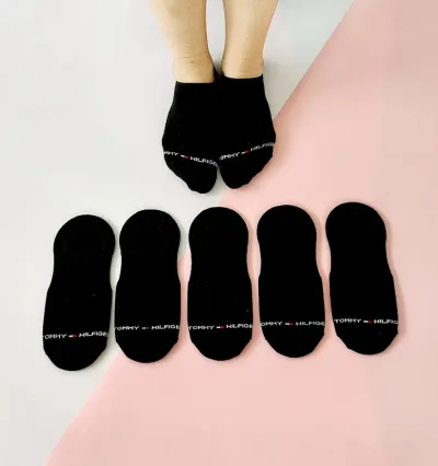 set 3 pares de medias Tommy Hilfiger para dama color negro