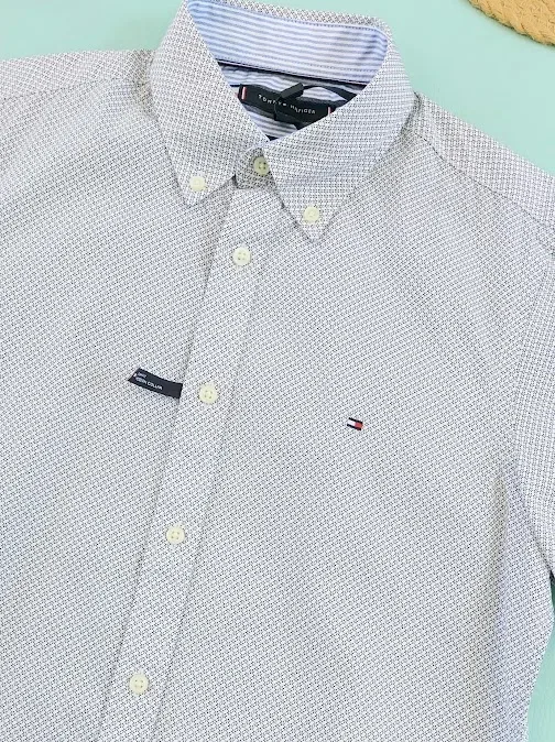 Camisa Tommy Hilfiger para caballero color blanco diseño floral