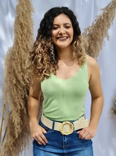 Blusa venti6 para dama color verde claro