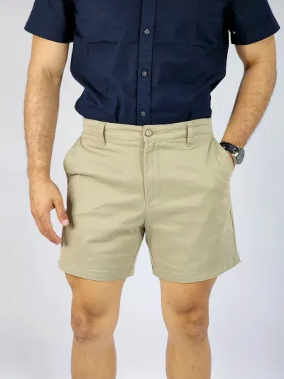 Short corto Nautica para caballero color beige