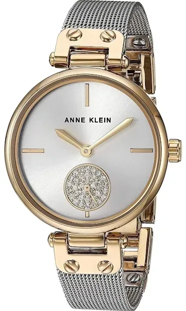 Reloj Anne Klein para dama color plateado con dorado