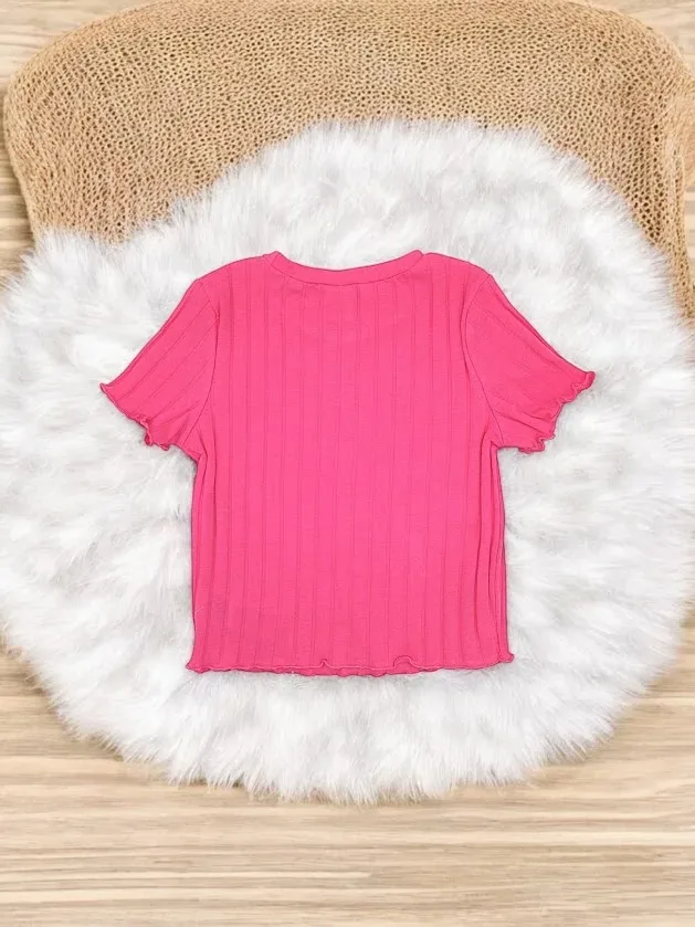 Blusa para niña color rosado