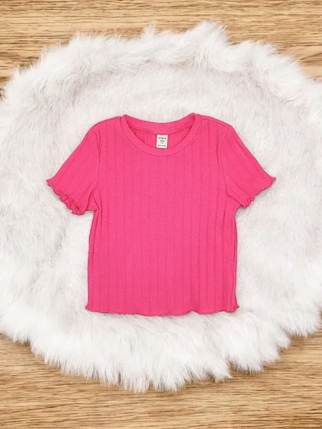 Blusa para niña color rosado