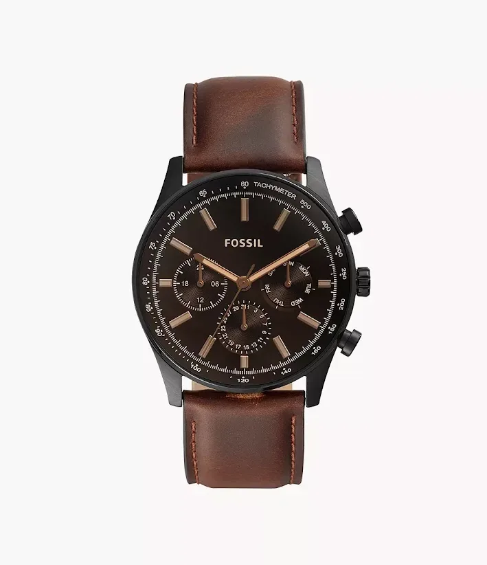Reloj Fossil para caballero color cafe