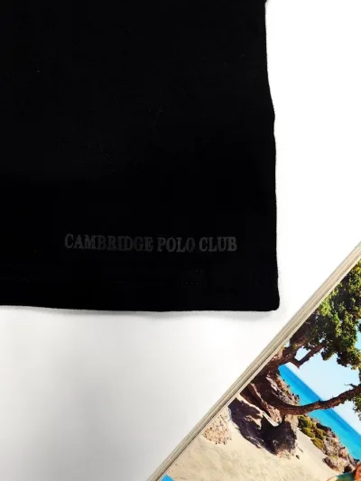 Camiseta Cambrige Polo para niño color negro