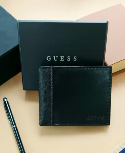 Billetera Guess para caballero color café