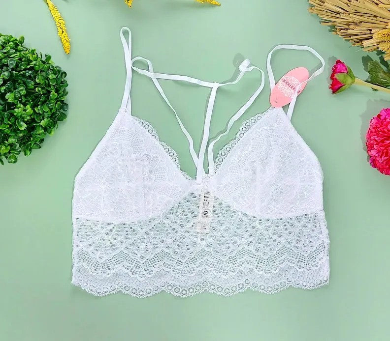 Bralette para dama color blanco hueso