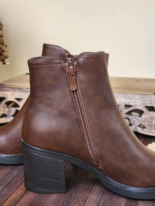 Botines Sabata para dama KYOTO-0924 BROWN