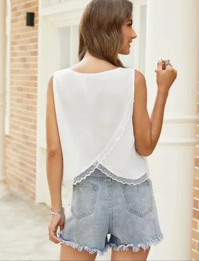 Blusa para dama color blanco