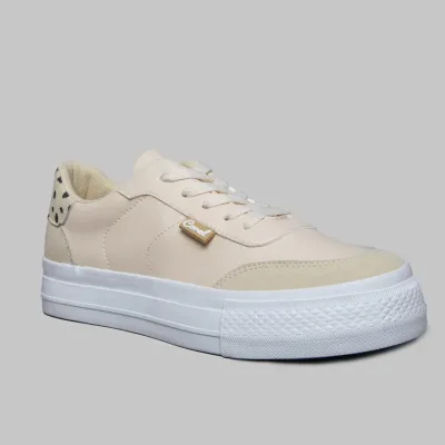 Tenis Amber Sand para dama color beige