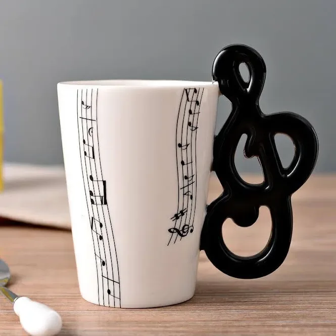 Jarra con diseño musical
