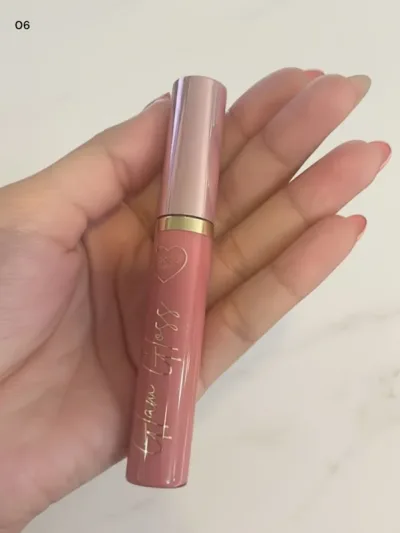Labial Glam Gloss Beau Visage 06 #COLOR ROSA BRILLANTE