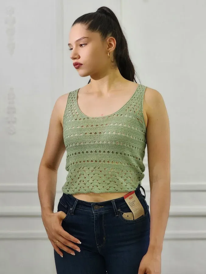 Blusa para dama color verde