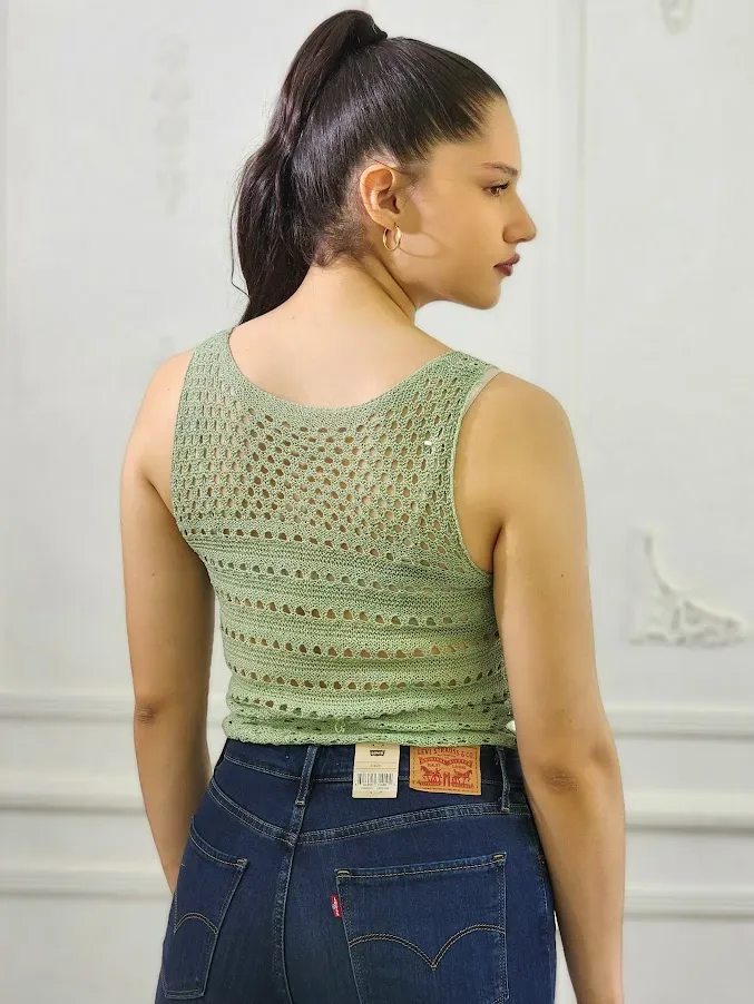 Blusa para dama color verde