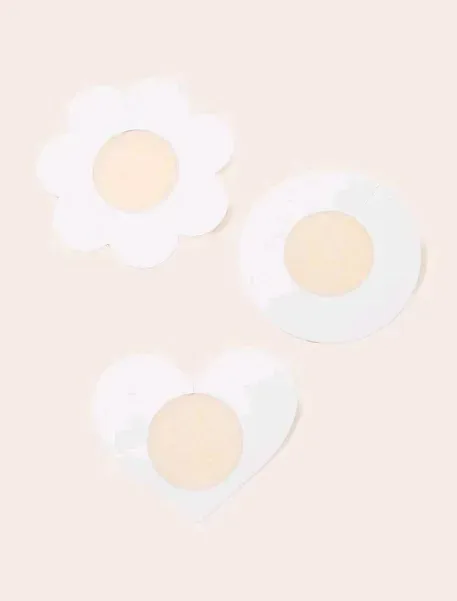 Set de pezoneras para dama color beige