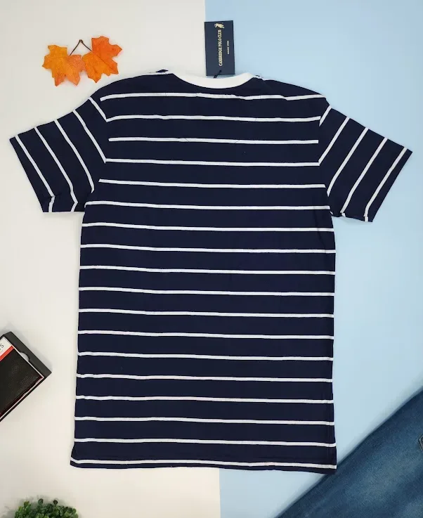 Camiseta Cambridge Polo Club para caballero diseño a rayas