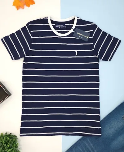 Camiseta Cambridge Polo Club para caballero diseño a rayas