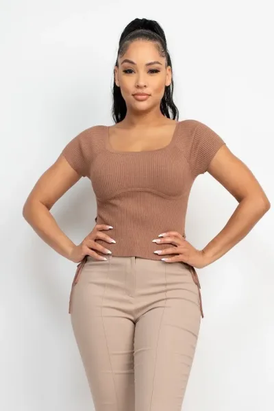 Blusa Story On para Dama color café