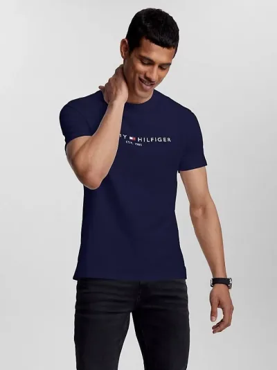 Camiseta Tommy Hilfiger para caballero color azul