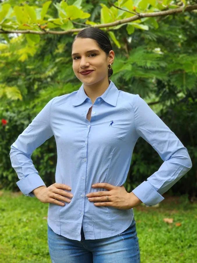 Camisa manga larga Cambrige Polo para dama