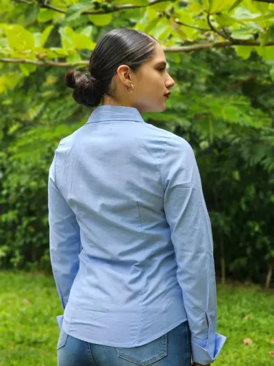 Camisa manga larga Cambrige Polo para dama