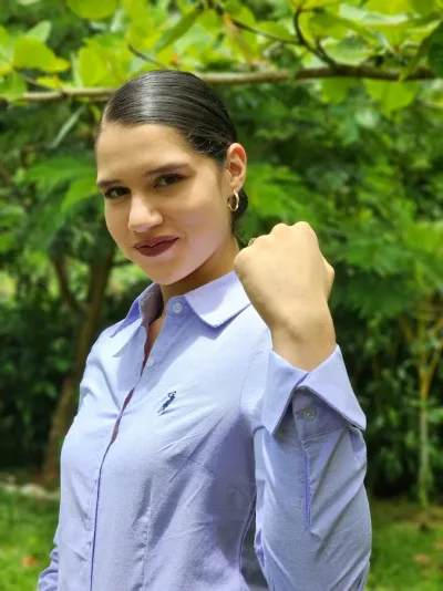 Camisa manga larga Cambrige Polo para dama