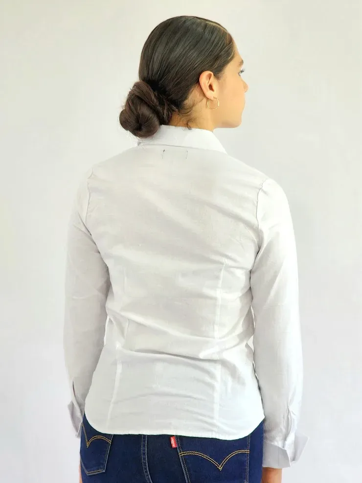 Camisa manga larga Cambrige Polo para dama
