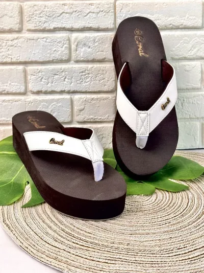 Sandalias Coral White/Brown para Dama
