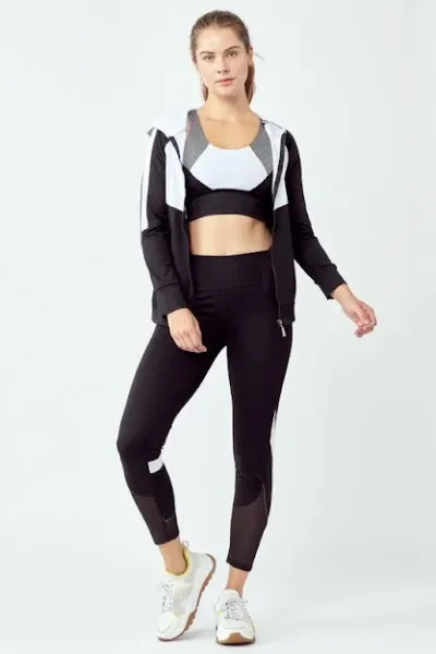 Conjunto deportivo para dama color negro