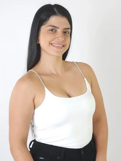 Crop top  para dama color blanco