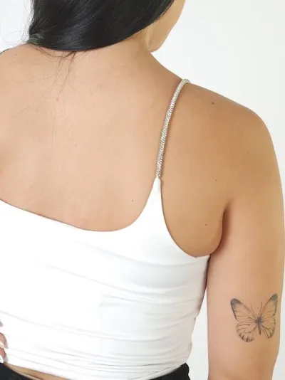 Crop top  para dama color blanco
