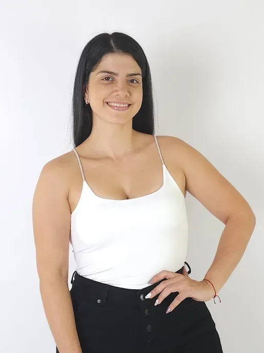 Crop top  para dama color blanco